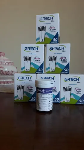 Tiras de teste G.TECH Auto Code 06 caixas c/50 tiras