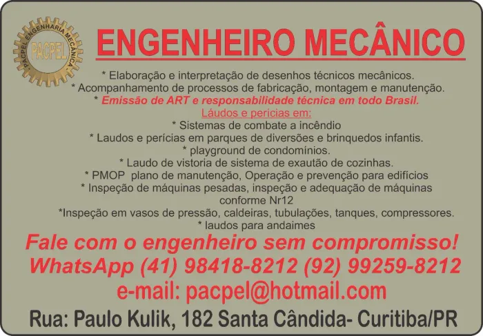 Engenheiro Mecânico