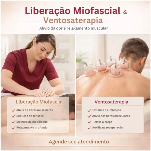 Fisioterapia Domiciliar | Liberação Miofascial e Ventosaterapia