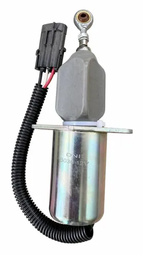 Solenoide de parada MWM 3 pinos 12v<br>Ford Cargo / VW Worker / Agrale