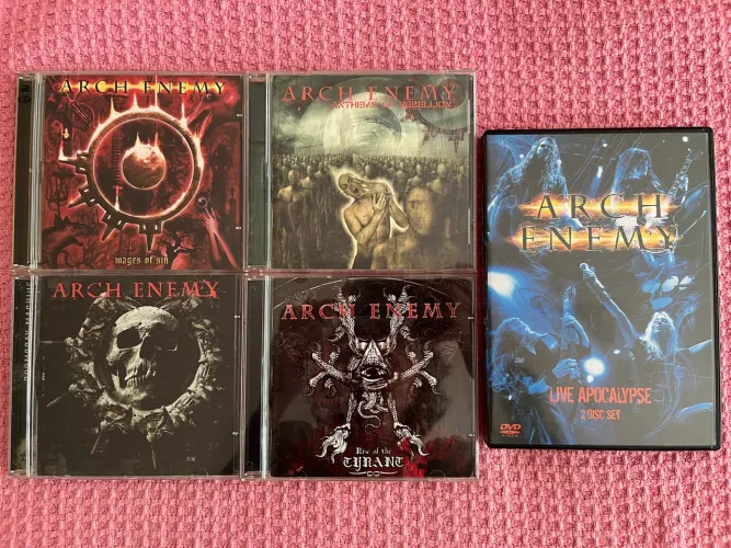 Coleção arch enemy cd e dvd