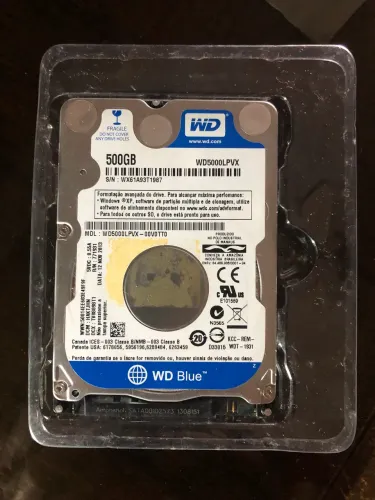 Hr 500gb 2,5 polegadas notebook, Xbox, ps3, ps4, usado