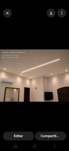Forro de gesso, reparos e manutenções