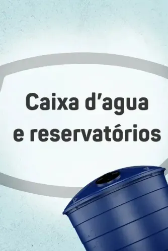 Limpeza de cisterna é caixa d'água 