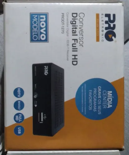 Conversor digital full hd novo