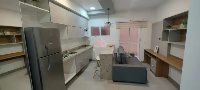 Apartamento com 1 dormitório para alugar, 27 m² - Vila Bocaina - Mauá/SP
