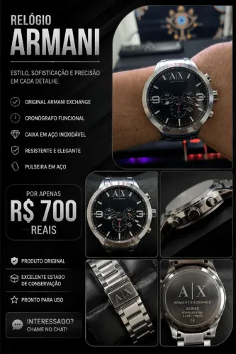 Relógio Armani Original