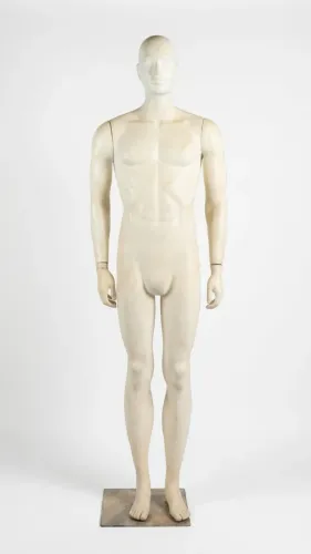 Manequim branco masculino reto