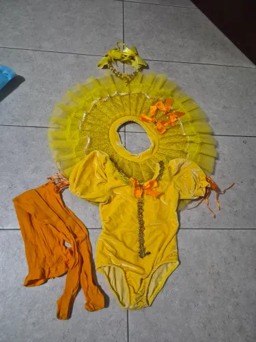Roupa de bailarina feita em atelie