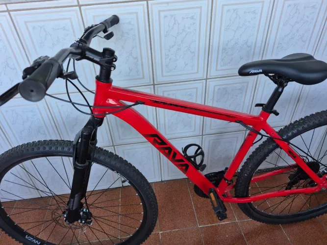 BICICLETA ARO 29 ALUMÍNIO RAVA VERMELHA