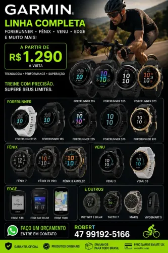 Linha Garmin completa faço uma cotação