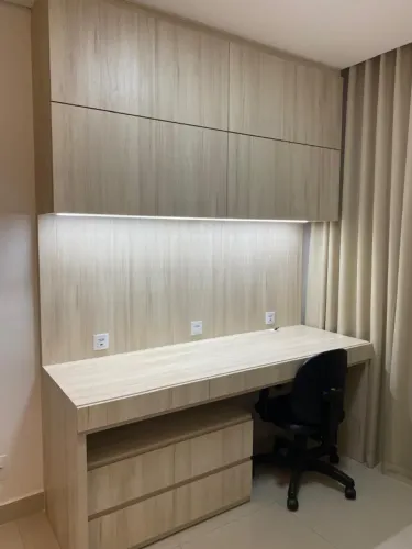 Móvel Bancada Escritório em MDF Madeirado Externo 