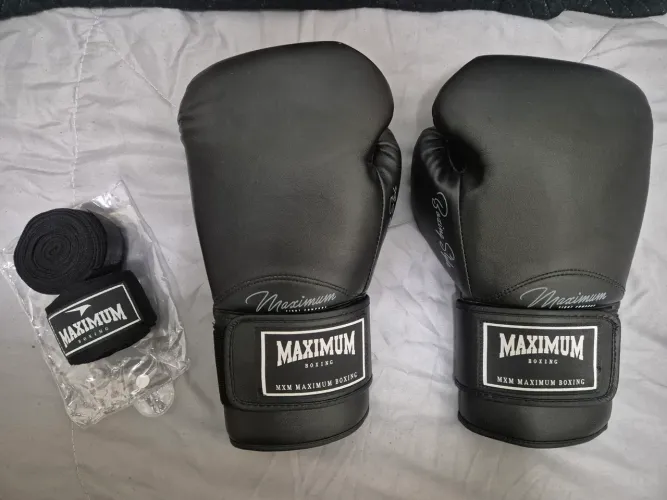 Equipamento de boxe novo, nunca usado