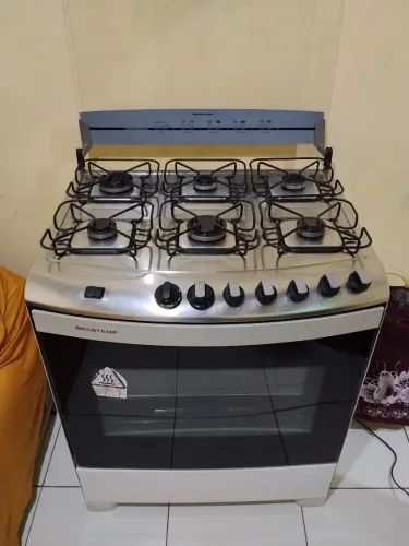 Fogão Brastemp automático 6 bocas