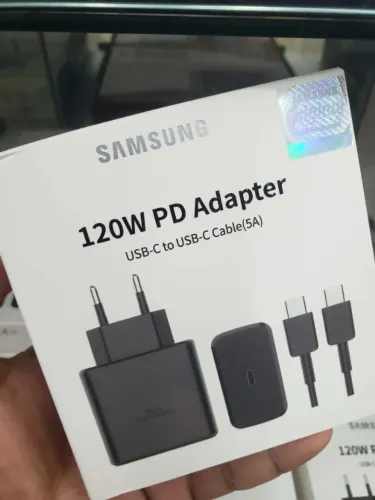 Carregador Samsung Turbo 120W Original Ultra Rápido Usb-C Novo (Garantia)