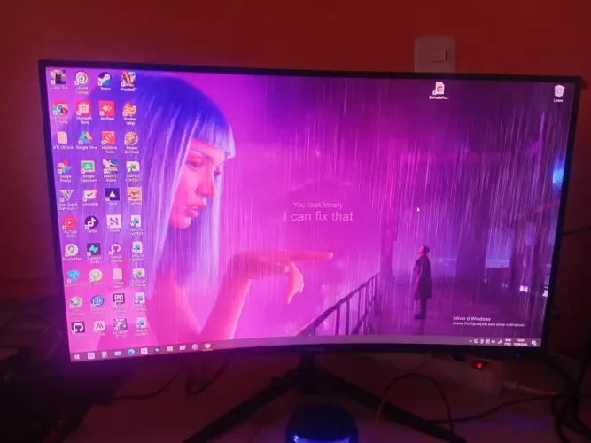 MONITOR GAMER CURVO 27' 240HZ FULL HD LED