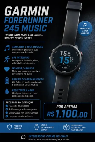 Garmin 245 music