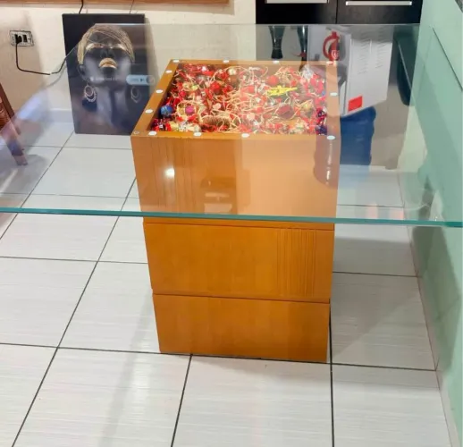 Vendo mesa de vidro