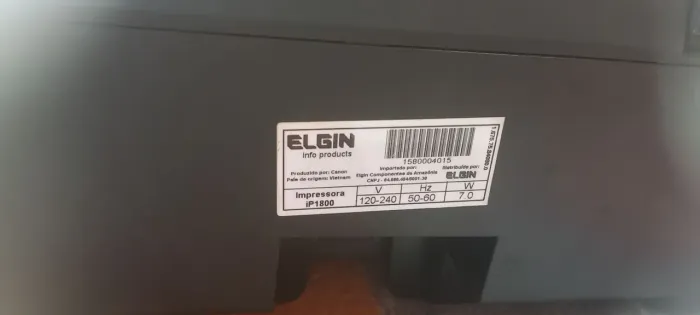 impressora Canon PIXMA iP1800, uma impressora jato de tinta colorida compacta