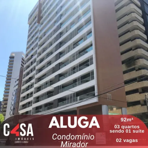 Imóvel para aluguel tem 92 metros quadrados com 3 quartos em Meireles - Fortaleza - CE