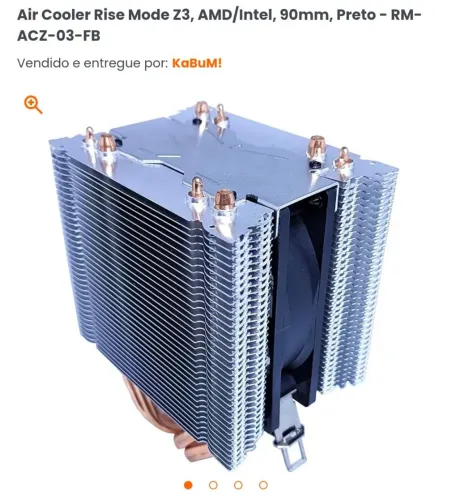 Air cooler rise mode z3 4 heat pipe