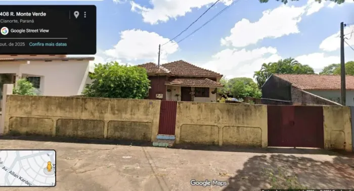 VENDA | TERRENO | 512 m² - Rua Monte Verde, 408 ZONA 007 - CIANORTE PR