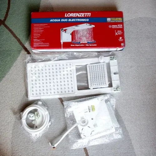 Chuveiro Eletrônico Lorenzetti Acqua Duo Ultra Branco 5500w 127v