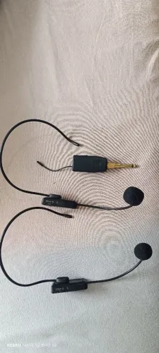 Microfone de cabeça sem fio