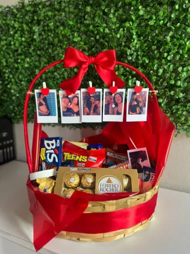 Cesta de Presente Personalizada - Pronta Entrega (Vários Temas)