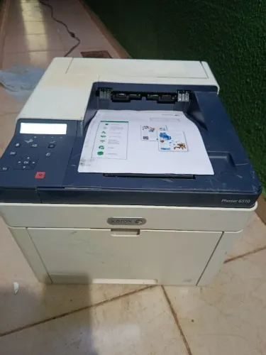 Impressora xerox colorida 6510 bem conservada com toner quase cheio 