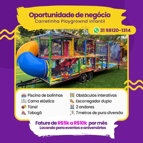 Estação de Brinquedo / Carretinha 7metros