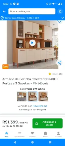 Armário de cozinha 