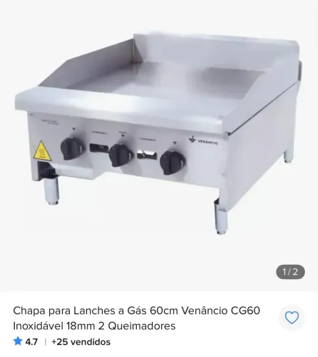 CHAPA A GÁS VENÂNCIO PROFISSIONAL