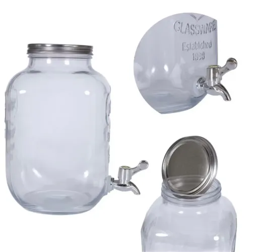 Jarra Bebidas Transparente Suco Suqueira 5 Litros Cristal