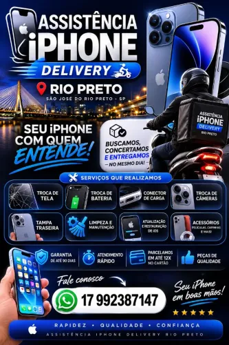 ASSISTÊNCIA TÉCNICA DELIVERY RIO PRETO
