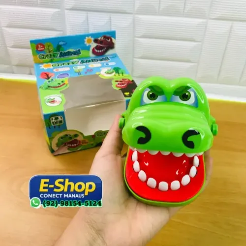 Brinquedo Jacaré Dentista Unisex Por Pura Diversão