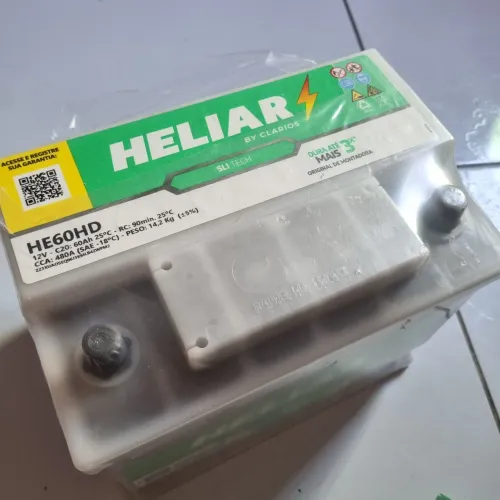 Bateria Heliar 60 Amperes