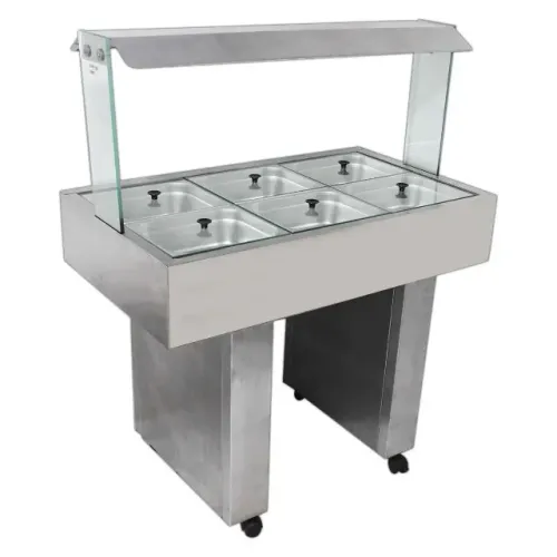 Buffet térmico self service 6 cubas edanca NOVO NA CAIXA