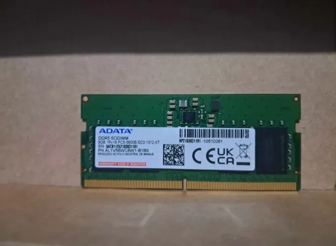 Memória RAM para Notebook DDR5 8GB 5600mhz