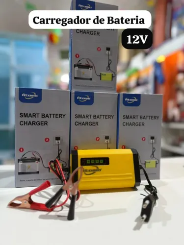 carregador de bateria portátil da marca modelo SMART BATTERY CHARGER.