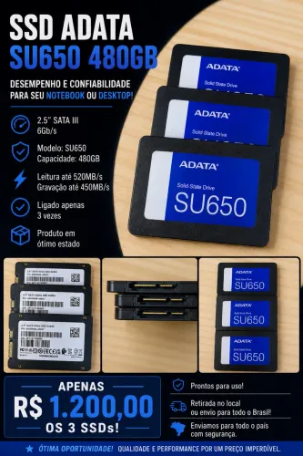SSD sata 480GB Adata