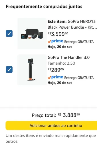 GoPro HERO13 Black Power Bundle + Bastão The Handler 3.0