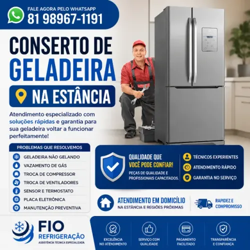 Conserto de Geladeira na Estância