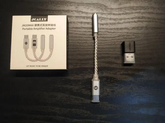 Vendo Dongle Dac jcally Jm20 Max + Adaptador USB C/USB A