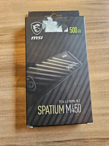 SSD MSI NVMe M.2 500GB PCIe 4.0