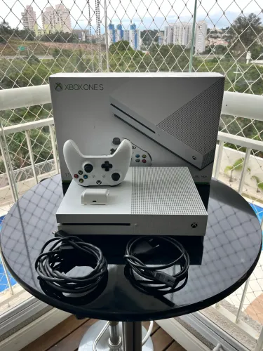 ? Xbox One S 1TB Branco | Completo | Caixa Original