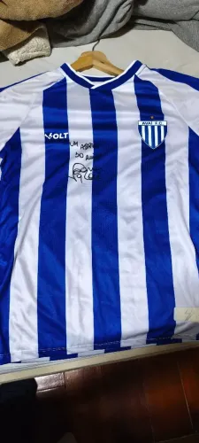 Camisa Avaí autografada