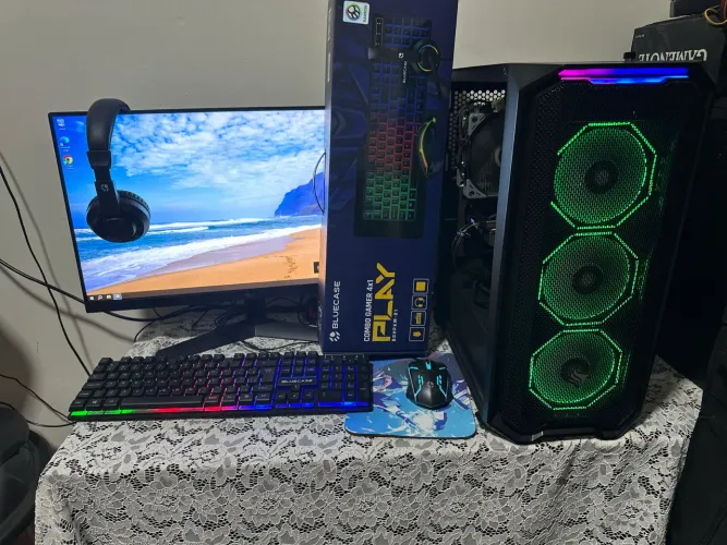 PC GAMER I7-8700 + GTX 1070 TI 8GB + 12GB RAM + SSD 240GB + HD 1TB - ACEITO TROCA