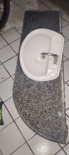 Pia granito para banheiro