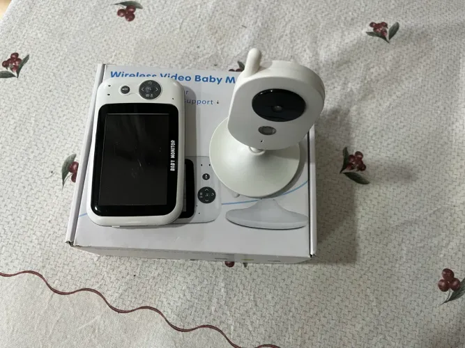Babá Eletrônica Sem Fio com Tela LCD 3,5? - Visão Noturna